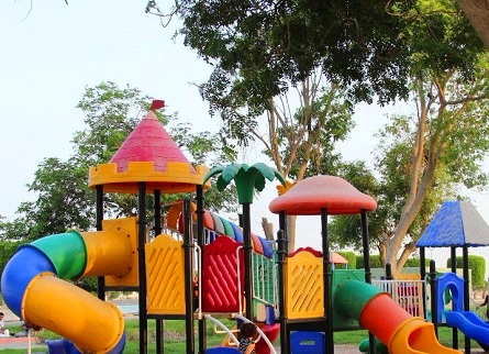 ملاعب الأطفال في متنزه الملك فهد في الطائف